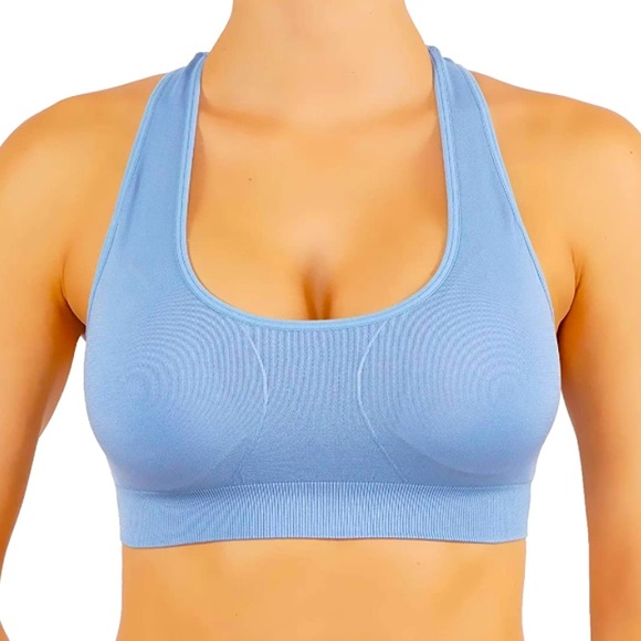 🆕NIP:ROUGH RIVER- Yoga Sports Bra with Removable Pads- Size L (38-40) - Picture 1 of 5